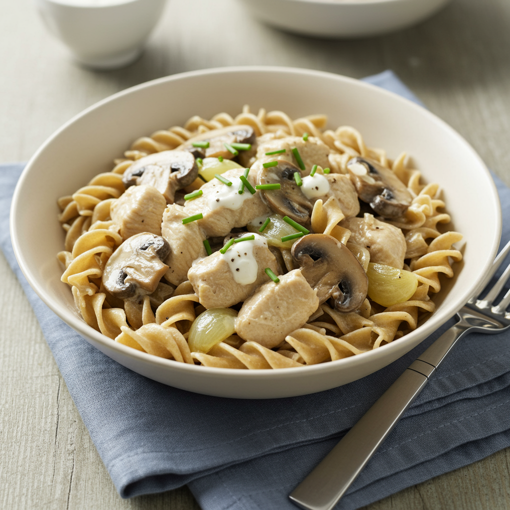 1. Pollo Stroganoff