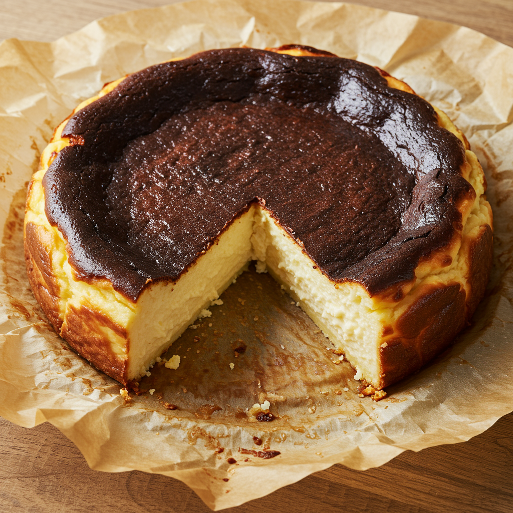 3. Tarta de Queso Vasca “La Viña”