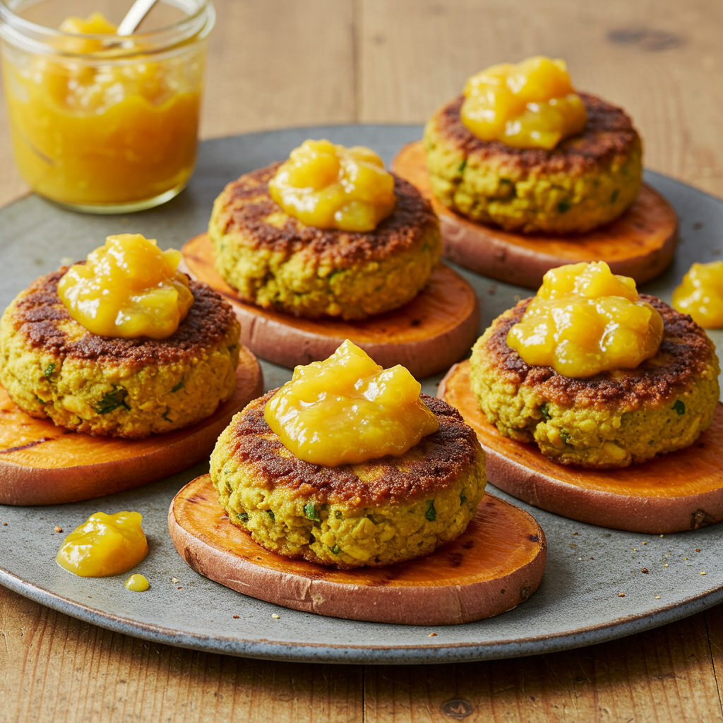 5. Hamburguesas de pollo al curry