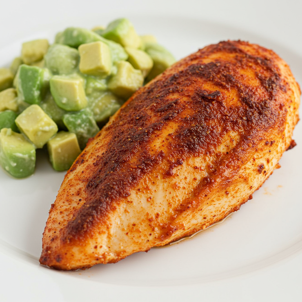 10. Pechuga de pollo al horno cajún