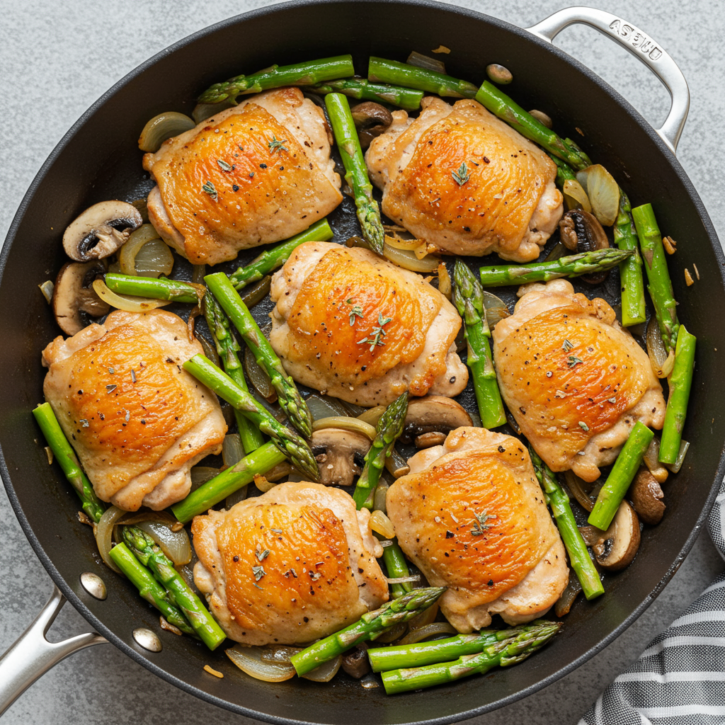 10. Sartén de pollo y verduras