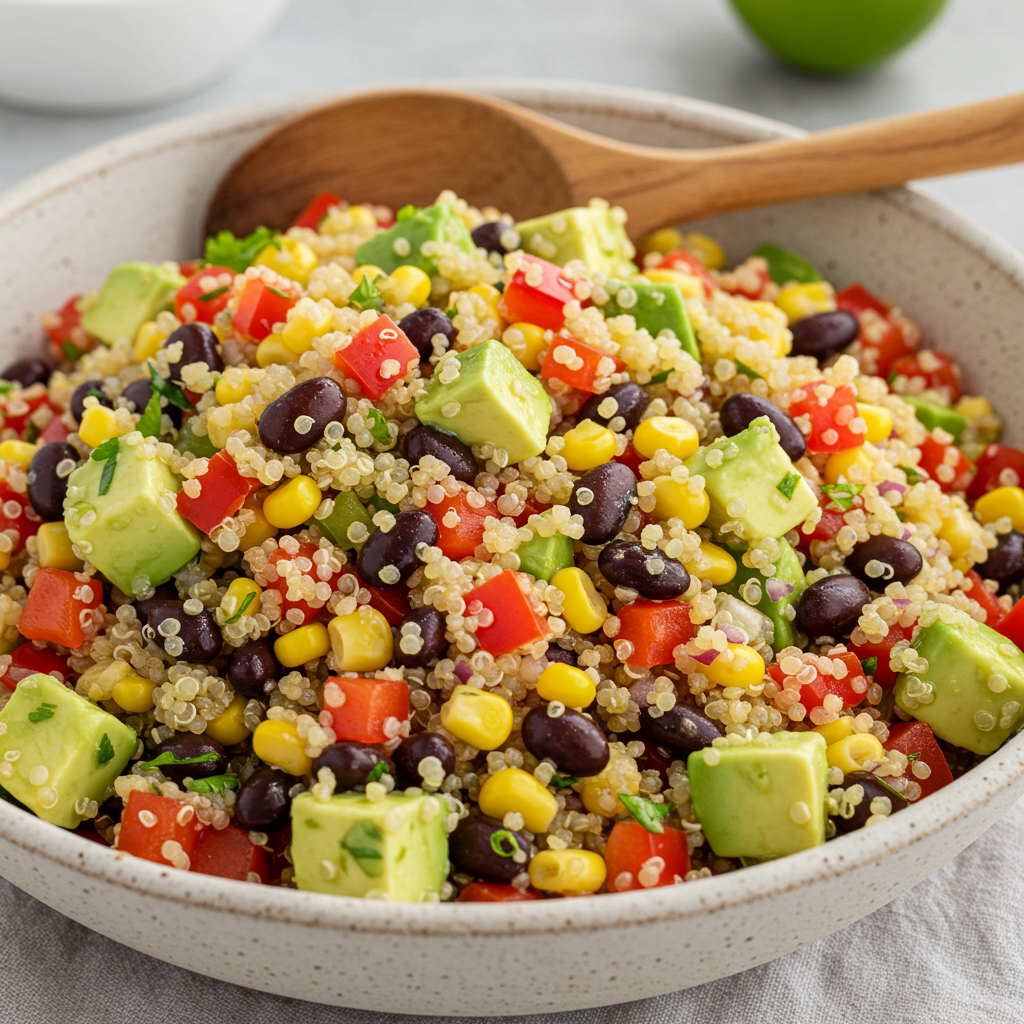 14. Ensalada de quinua peruana: ¡una sensación superalimenticia!