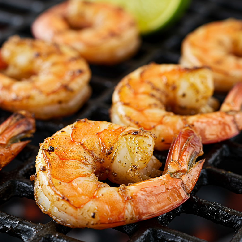 13. Camarones Jerk a la parrilla