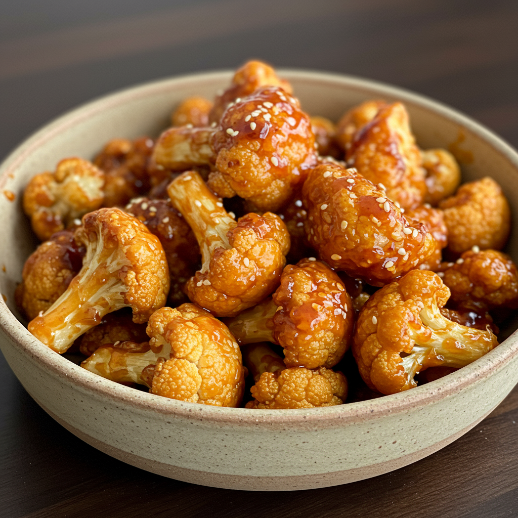 13. Alitas de coliflor a la barbacoa coreana