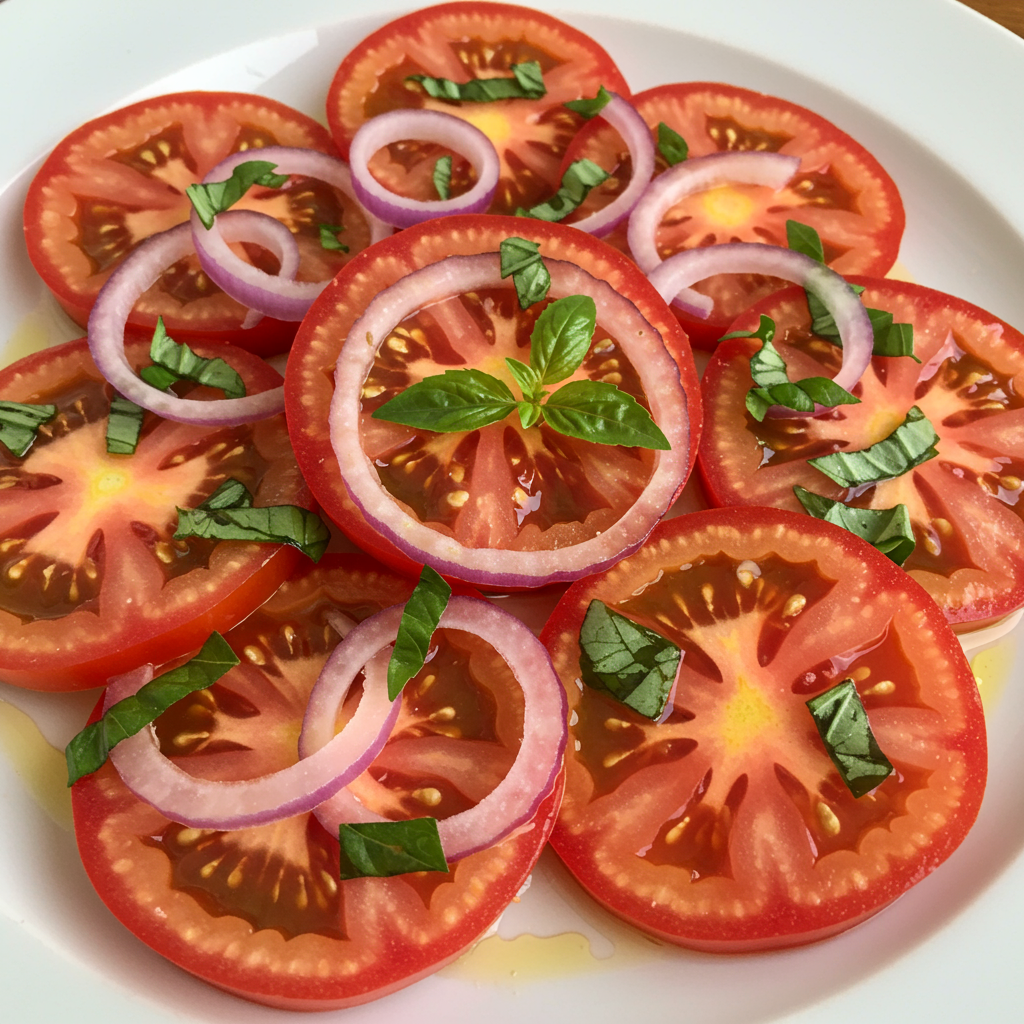 2. Salată de Roșii rumana (ensalada de tomate)