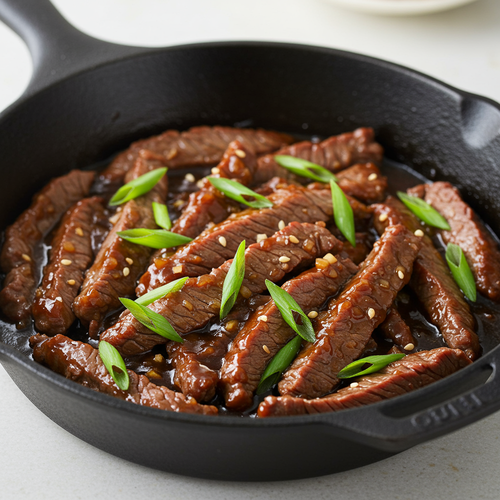 3. Carne mongola de 30 minutos