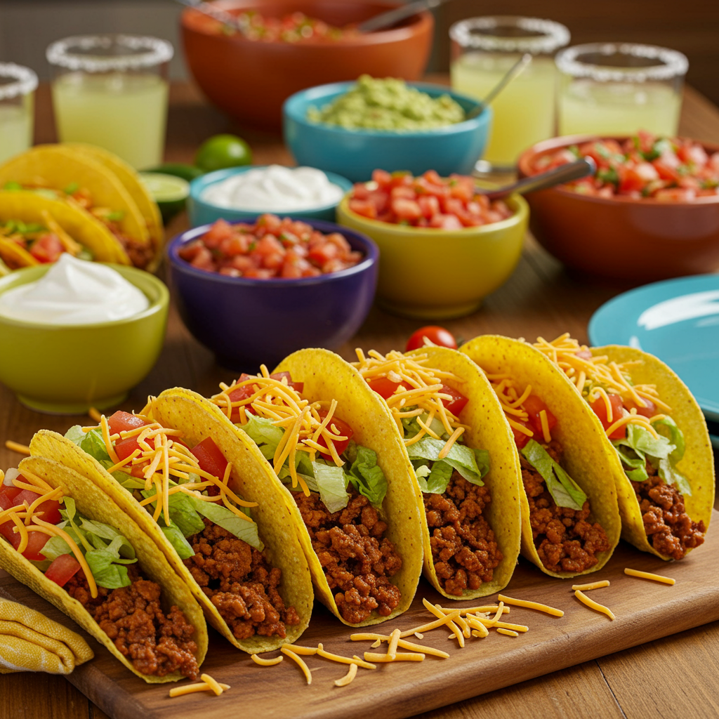 4. Tacos de carne fáciles