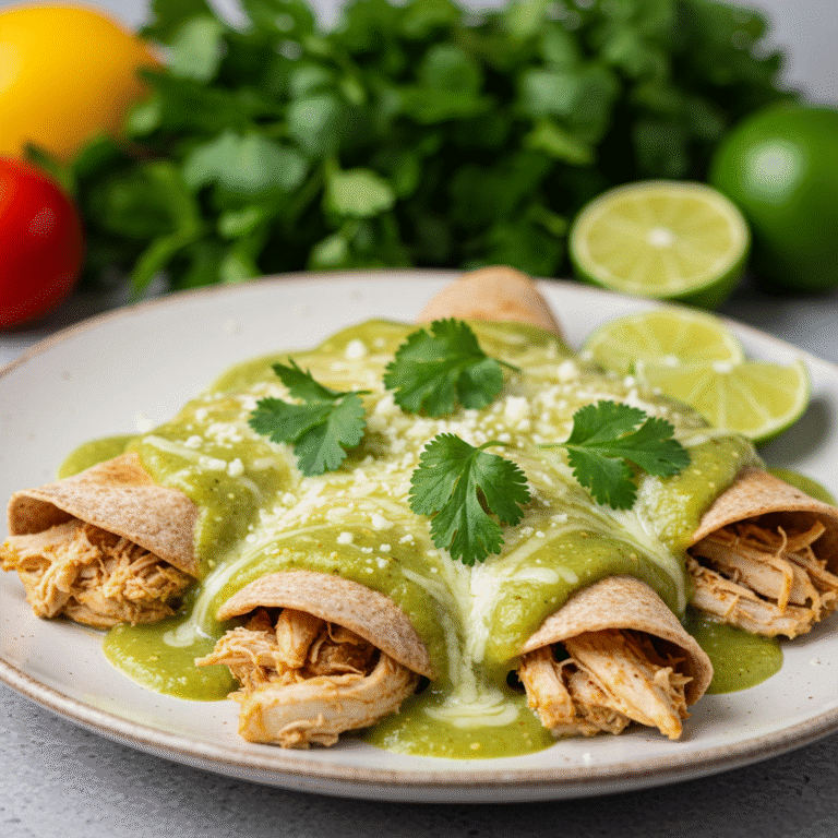 7 recetas irresistibles de enchiladas de pollo que te sorprenderán