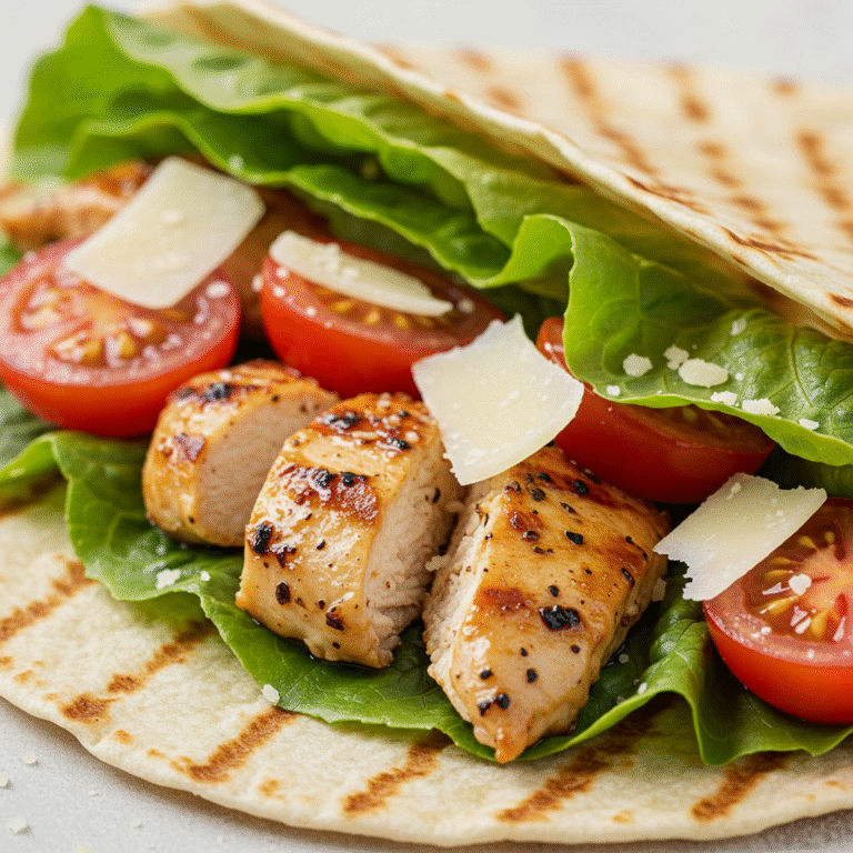 10 wraps de pollo a la parrilla saludables y bajos en carbohidratos para bajar de peso