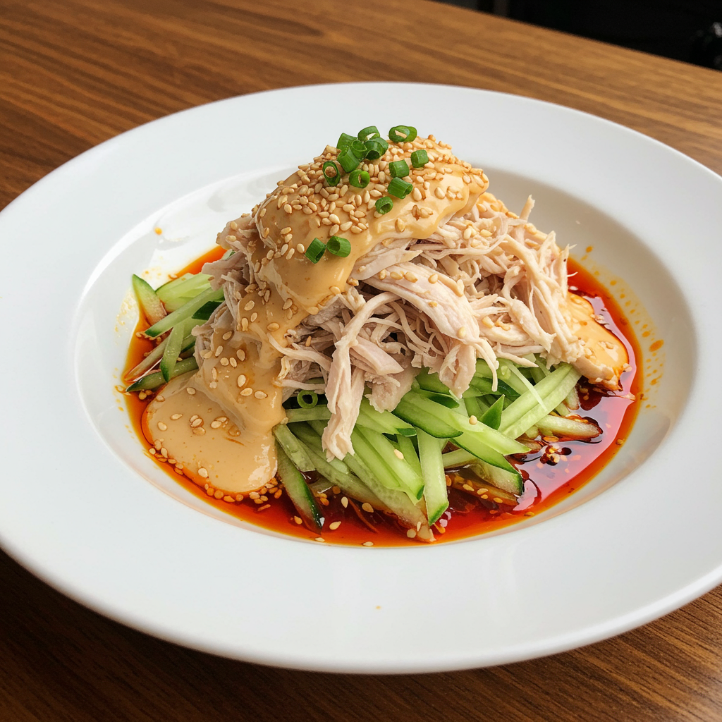 6. Pollo Bang Bang (estilo Sichuan)