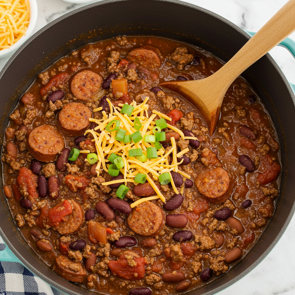 9. Chili en grandes cantidades (para 15 personas o más)