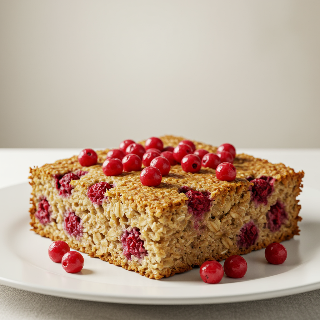 1. Avena Horneada con Frutos Rojos