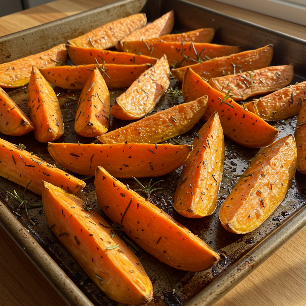 1. Boniato Asado Clásico con Hierbas