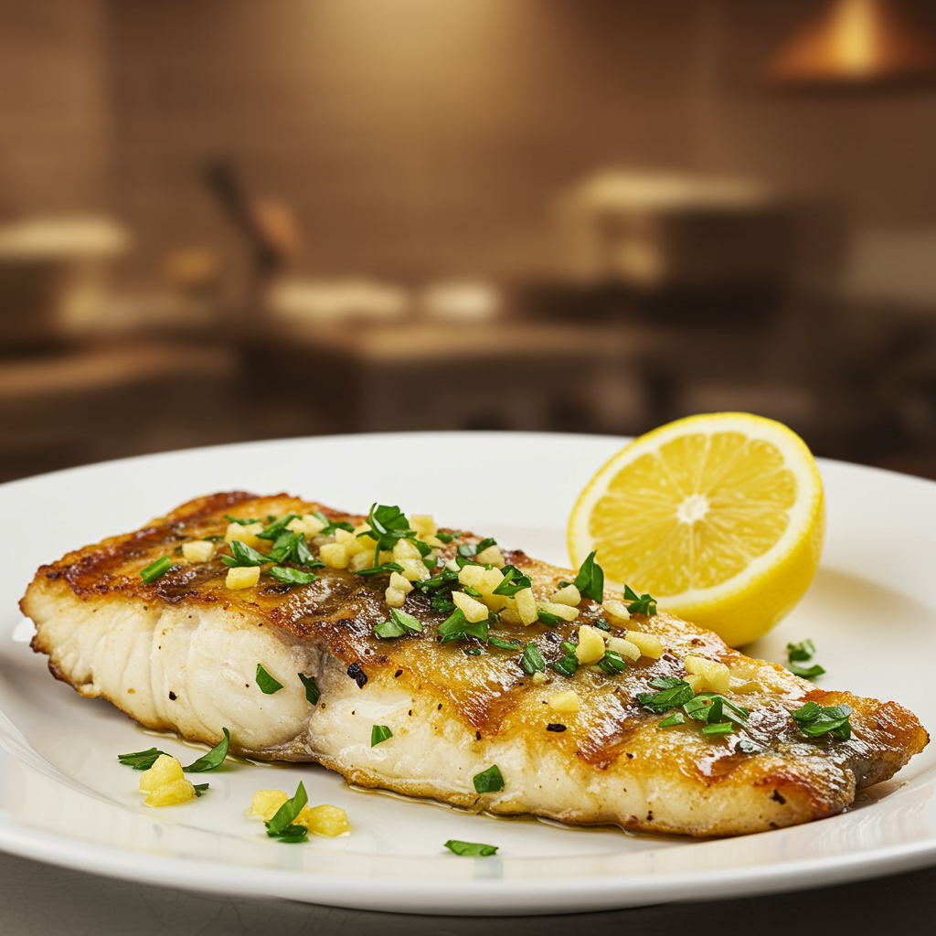 1. Merluza a la Plancha con Ajo y Perejil