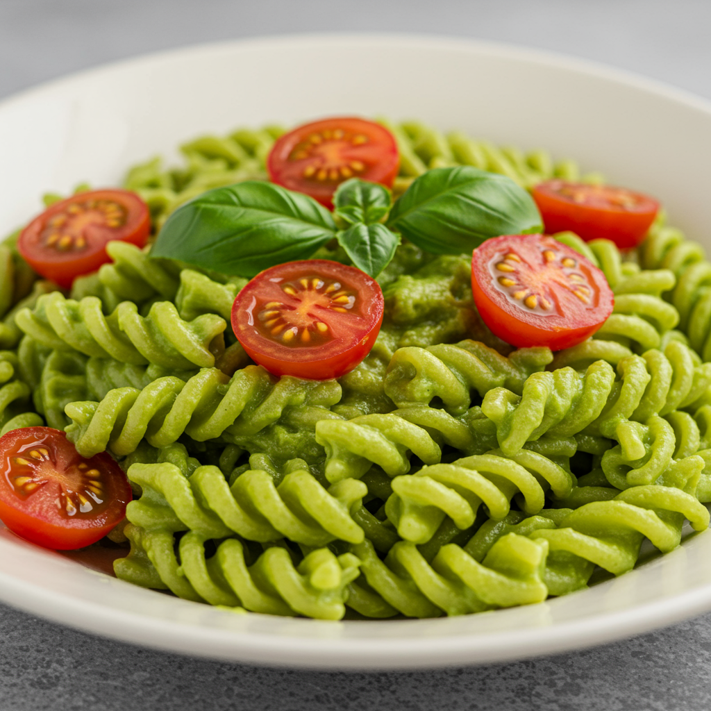 2. Pasta Cremosa de Aguacate: El “Guacamole” Hecho Pasta