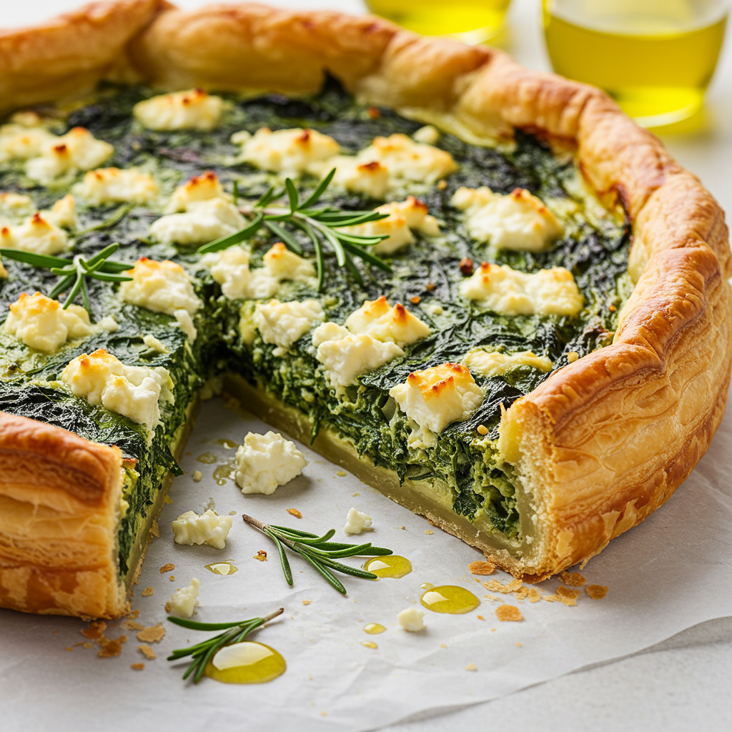 2. Quiche de Espinacas y Queso Feta