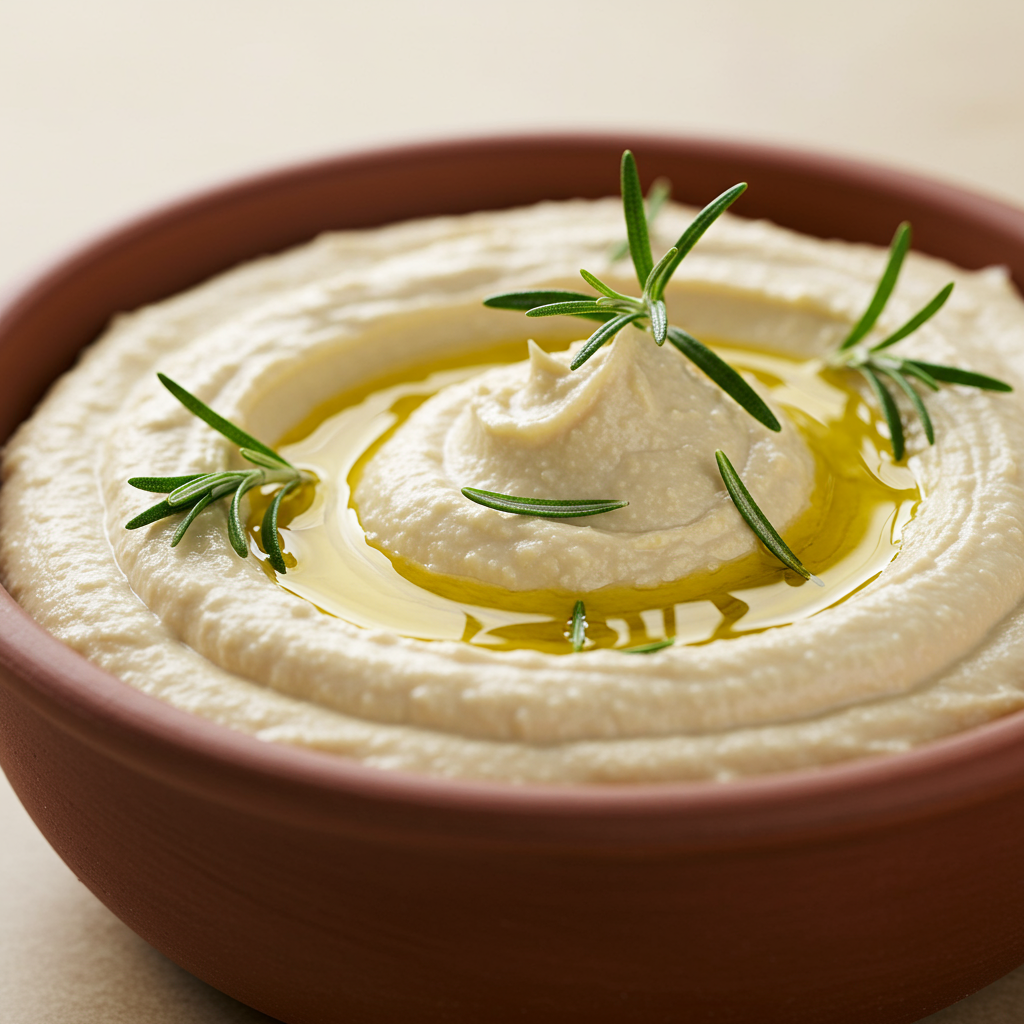 3. Hummus de Alubias Blancas con Romero