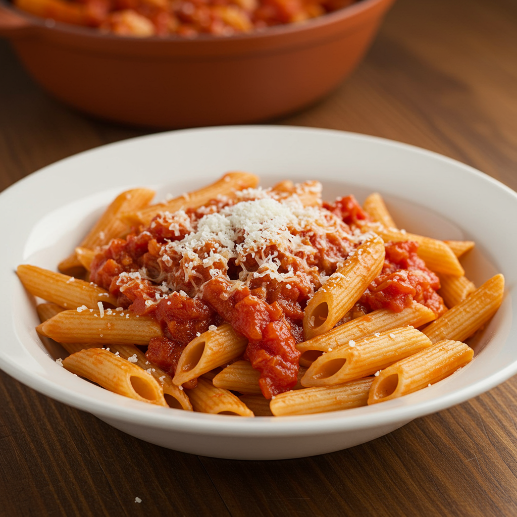 3. Penne alla Arrabbiata (Versión Amigable)