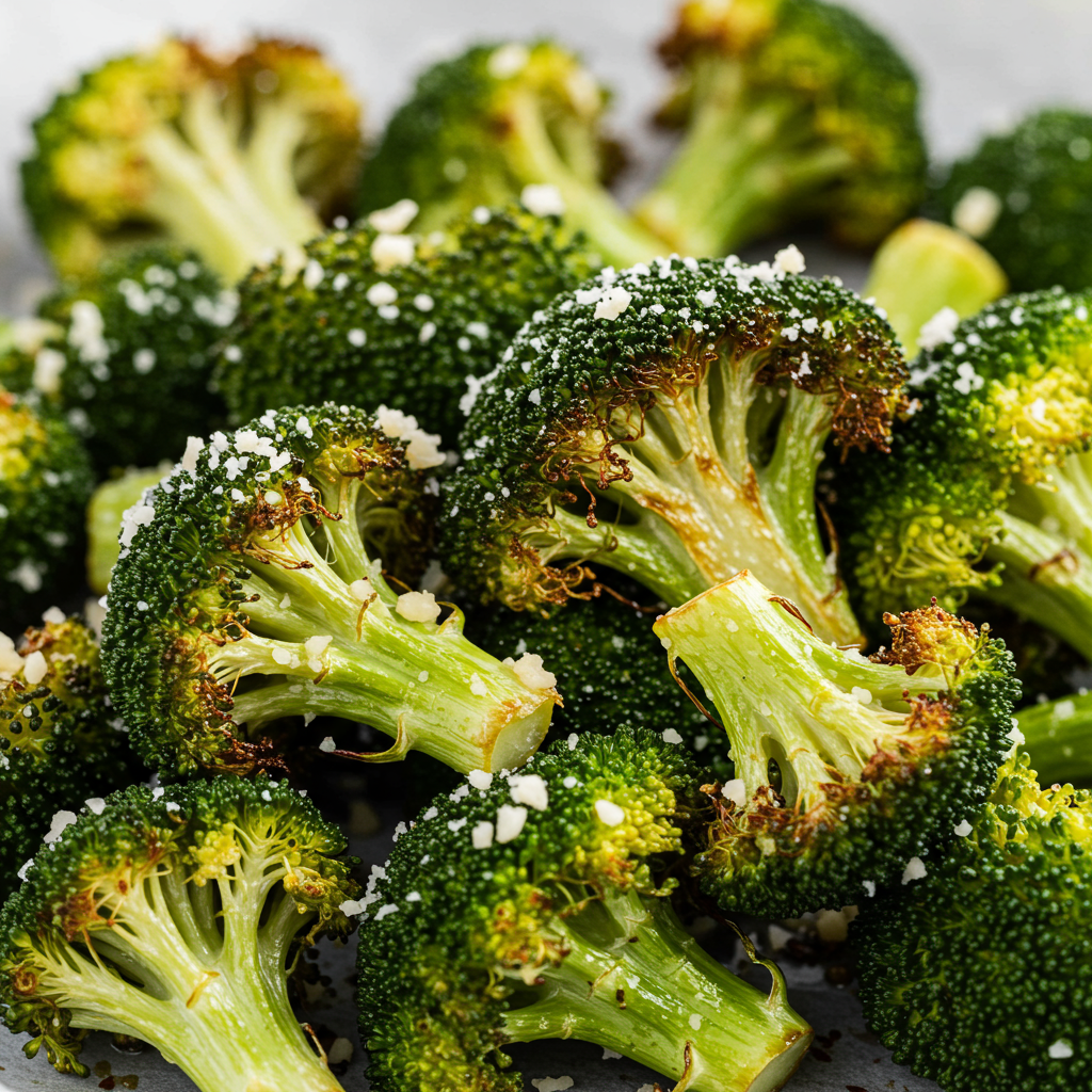 4. Brócoli Asado con Ajo y Parmesano