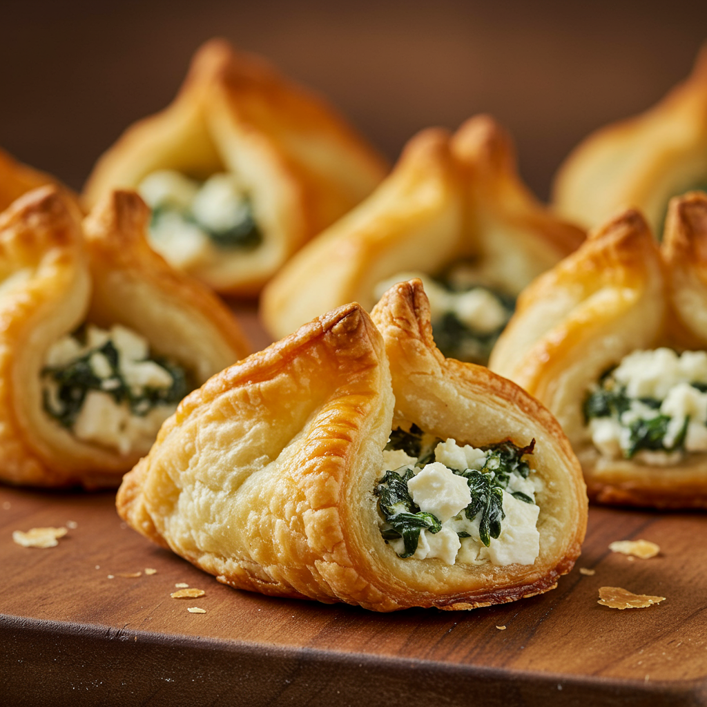 4. Saquitos de Espinacas y Queso Feta