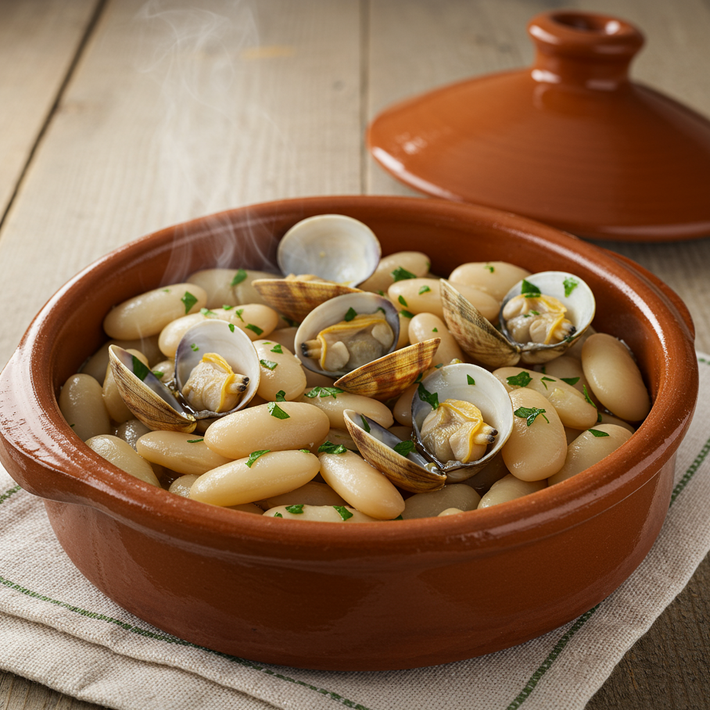 5. Alubias Blancas con Almejas