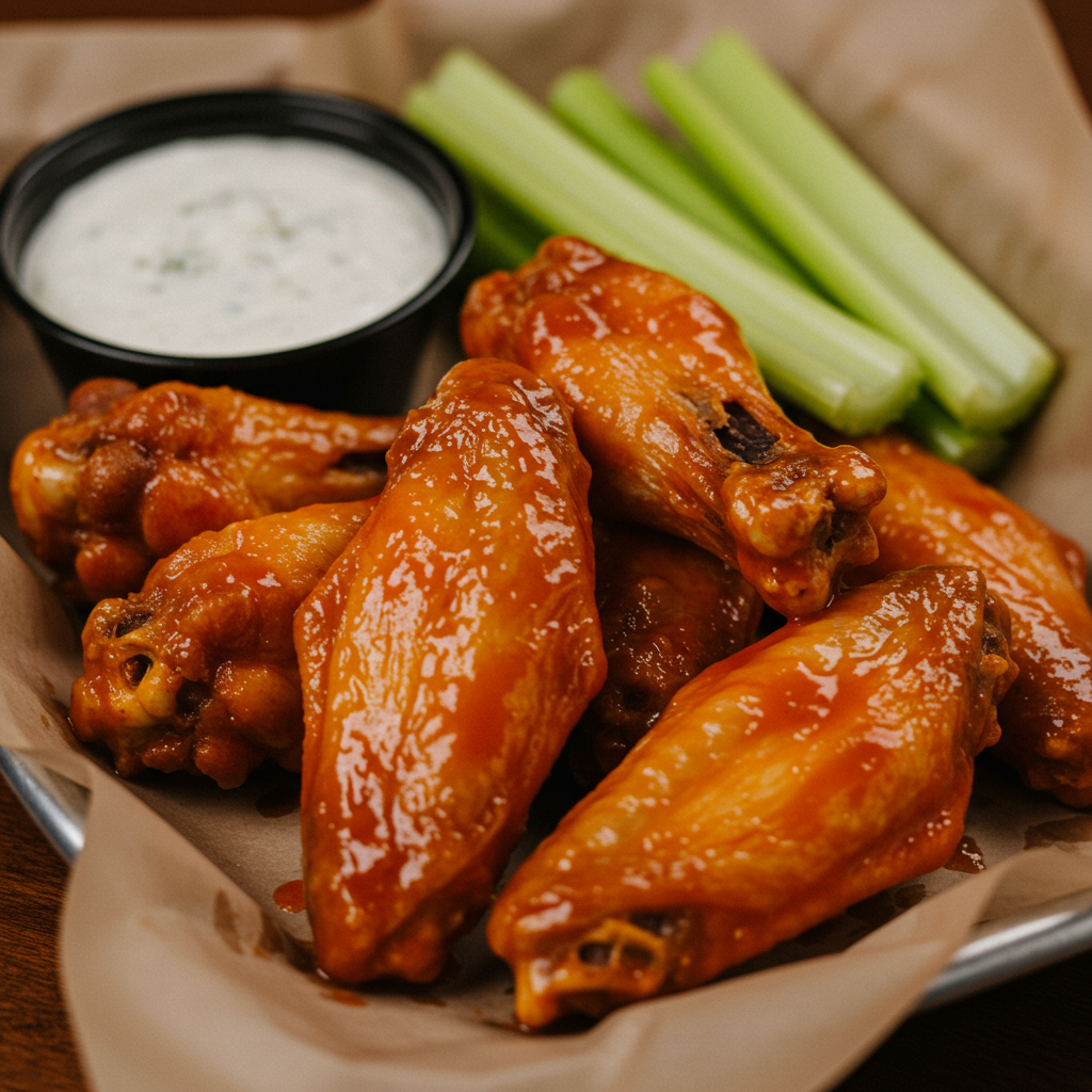 6. Alitas Estilo Búfalo Clásicas