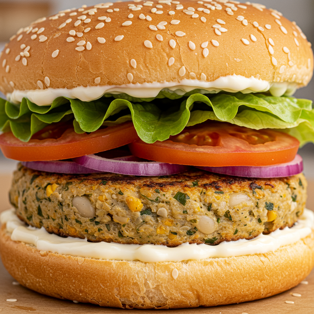 6. Hamburguesas Vegetarianas de Alubias