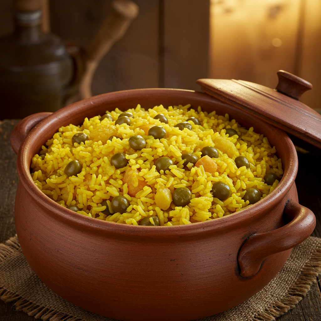 8. Arroz con Gandules (Estilo Puertorriqueño)