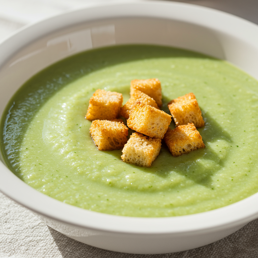 8. Crema de Calabacín y Quesito