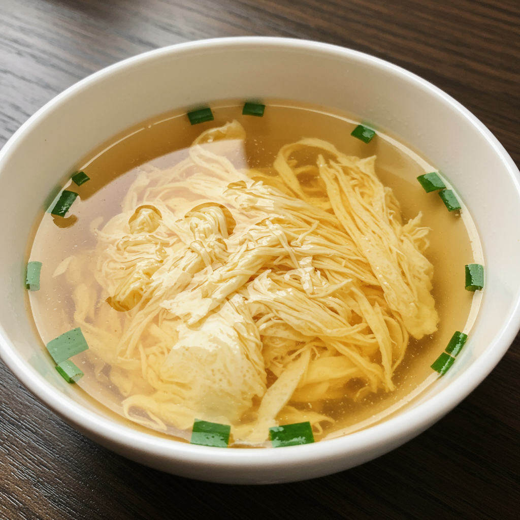 8. Sopa de Huevo China (Egg Drop Soup)