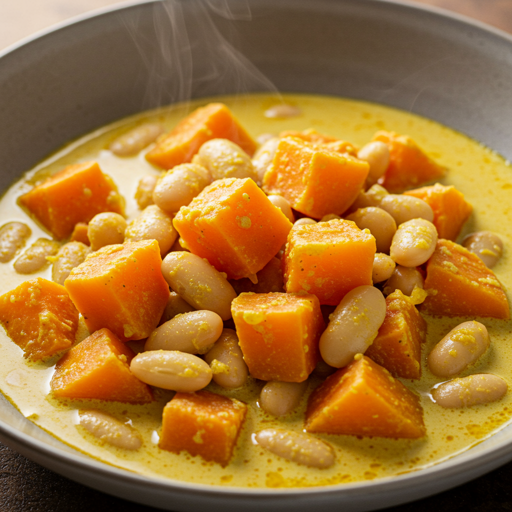 11. Curry de Alubias Blancas y Boniato