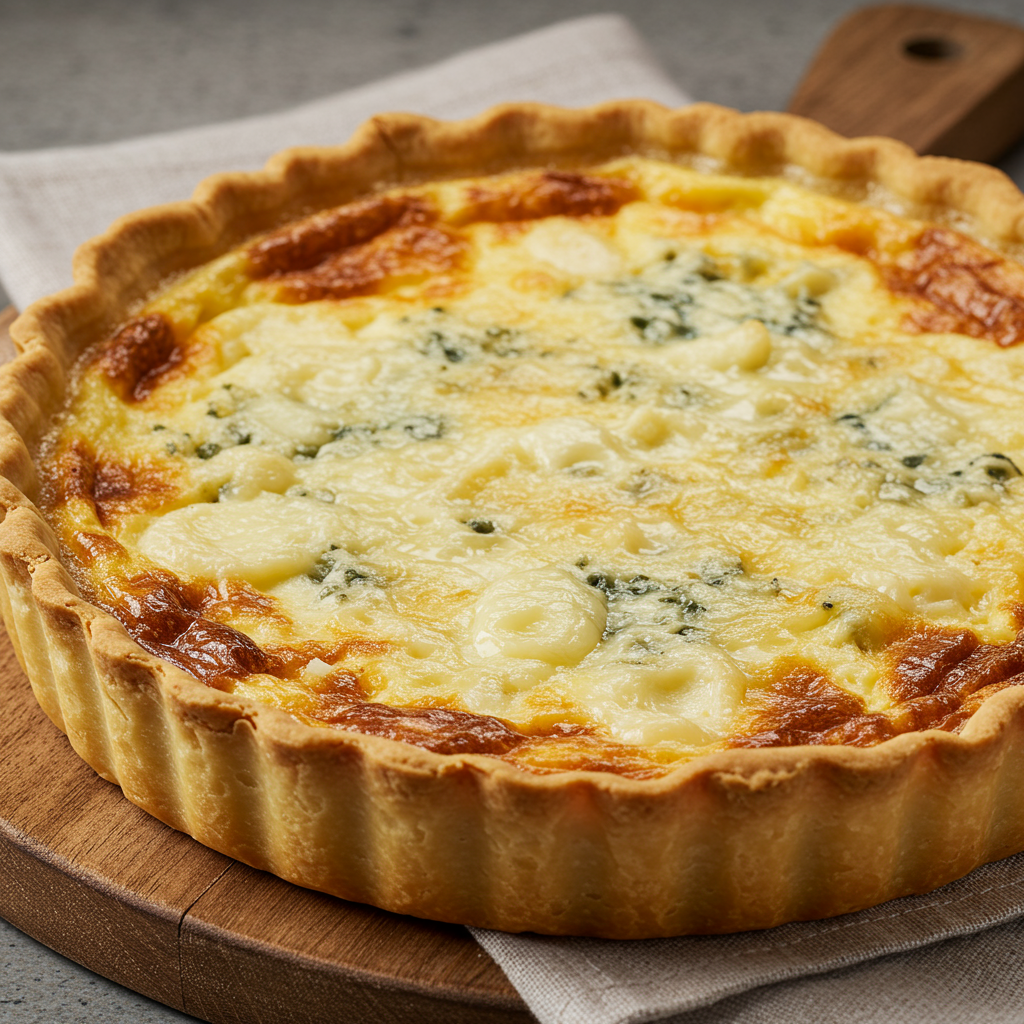 11. Quiche de Cuatro Quesos
