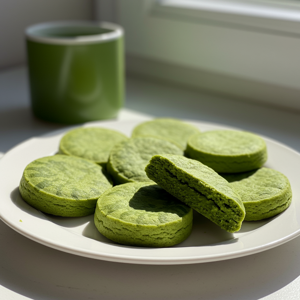 14. Galletas de Té Verde Matcha