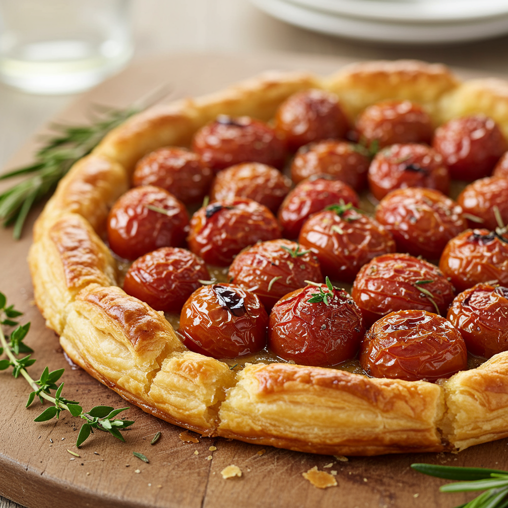 14. Tarta Tatín de Tomates Cherry