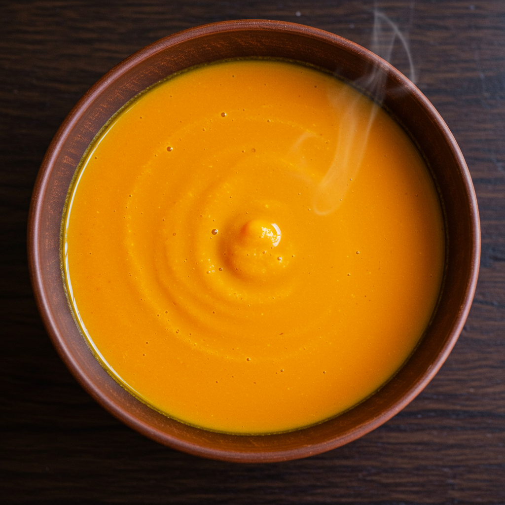 15. Crema de Zanahoria y Jengibre