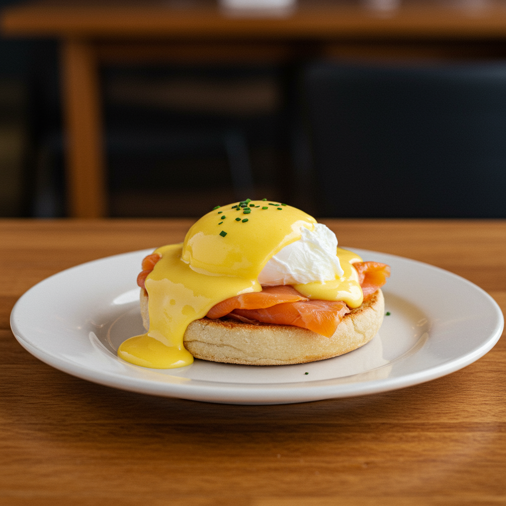 15. Huevos Benedictinos con Salsa Holandesa Fácil