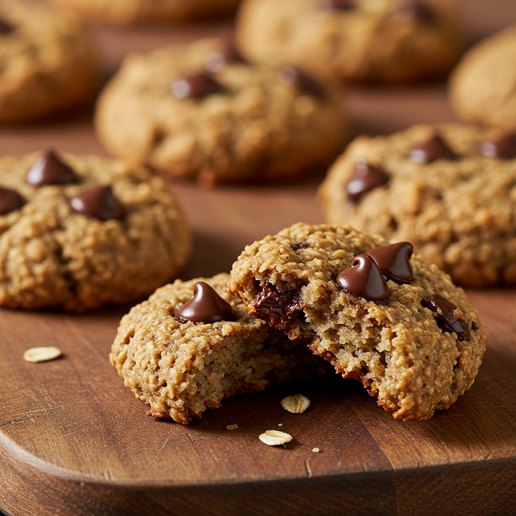 17. Galletas de Plátano y Avena