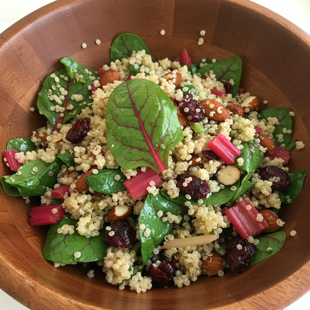 18. Ensalada Tibia de Acelgas y Quinoa