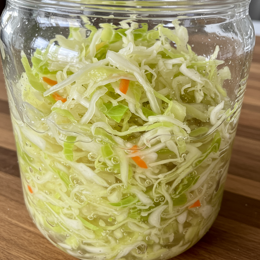 19. Chucrut Casero (Sauerkraut Fácil)