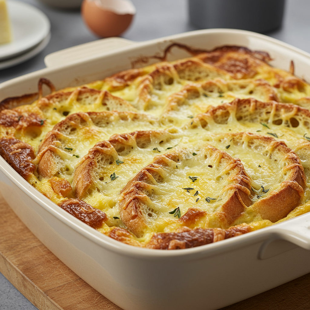 20. Strata de Huevo y Queso