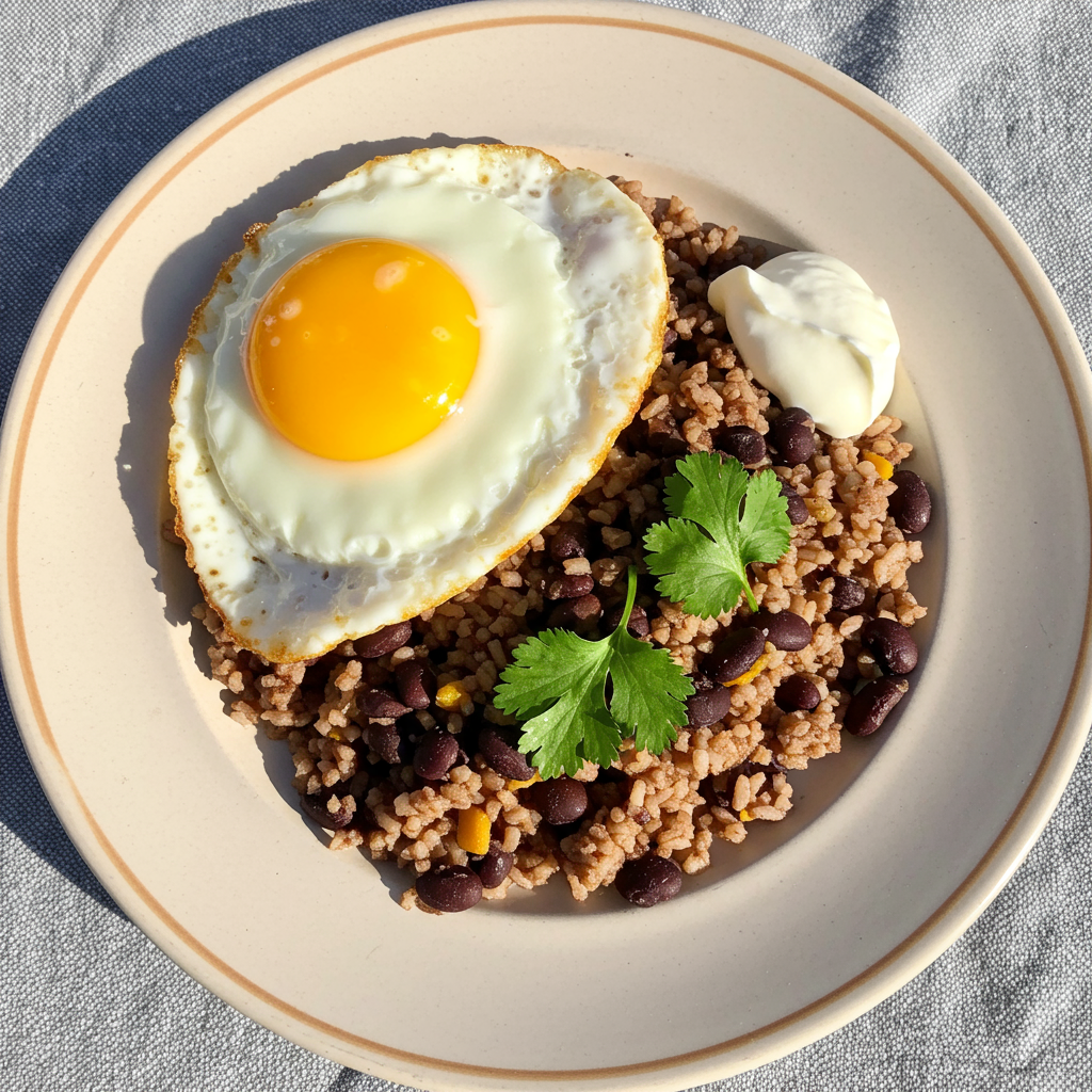 21. Arroz con Frijoles Negros (Gallo Pinto)