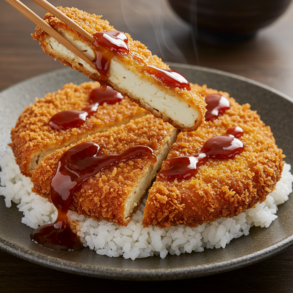 21. Katsu de Tofu con Arroz