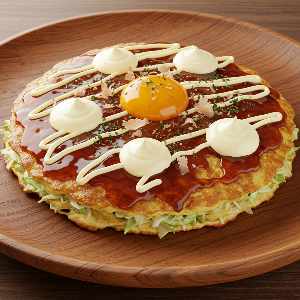 22. Okonomiyaki Simplificado (Tortilla Japonesa)