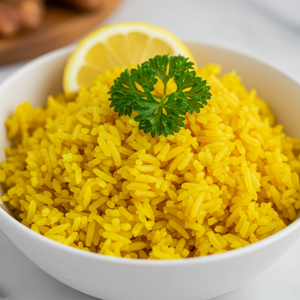 24. Arroz con Cúrcuma y Limón