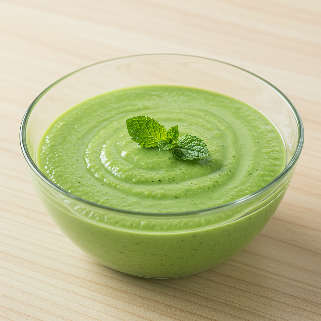 24. Crema Fría de Acelgas y Aguacate