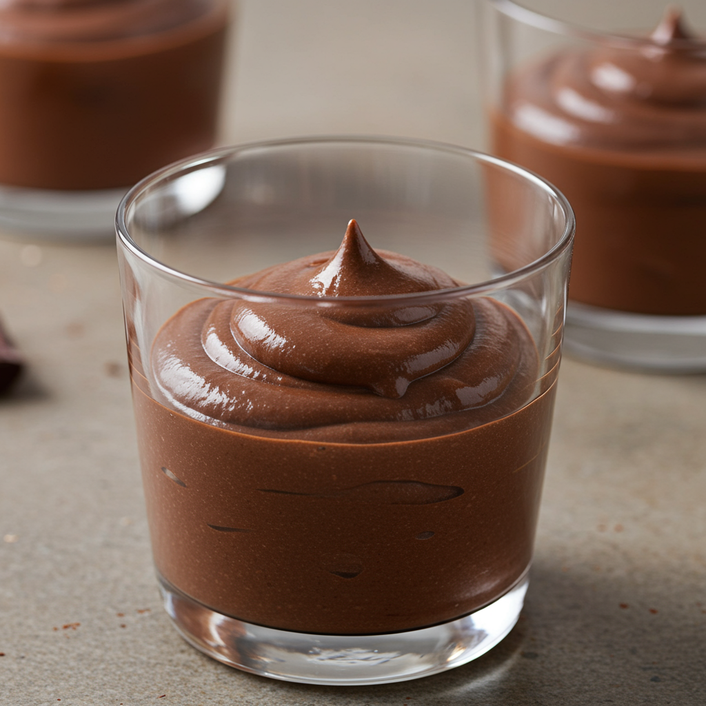 24. Mousse de Chocolate y Aguacate