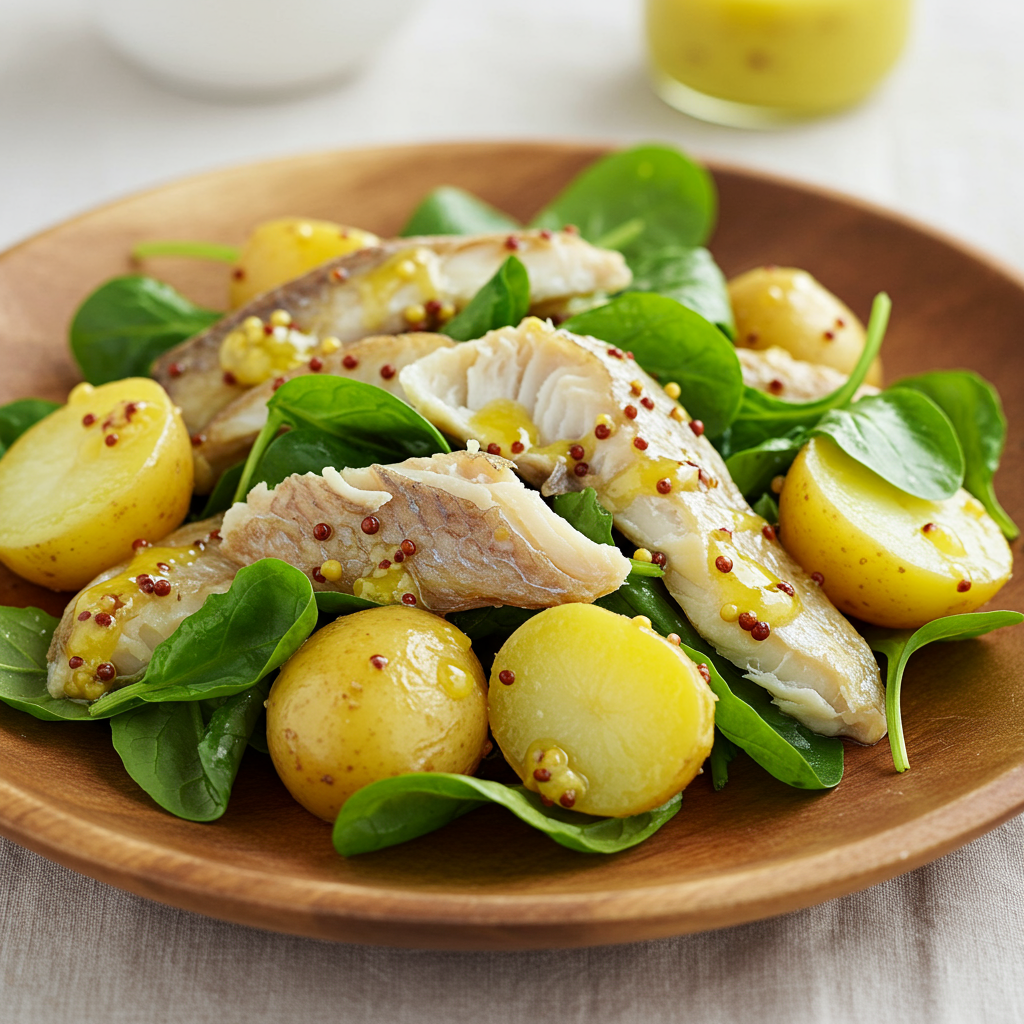 25. Ensalada Templada de Merluza y Patata