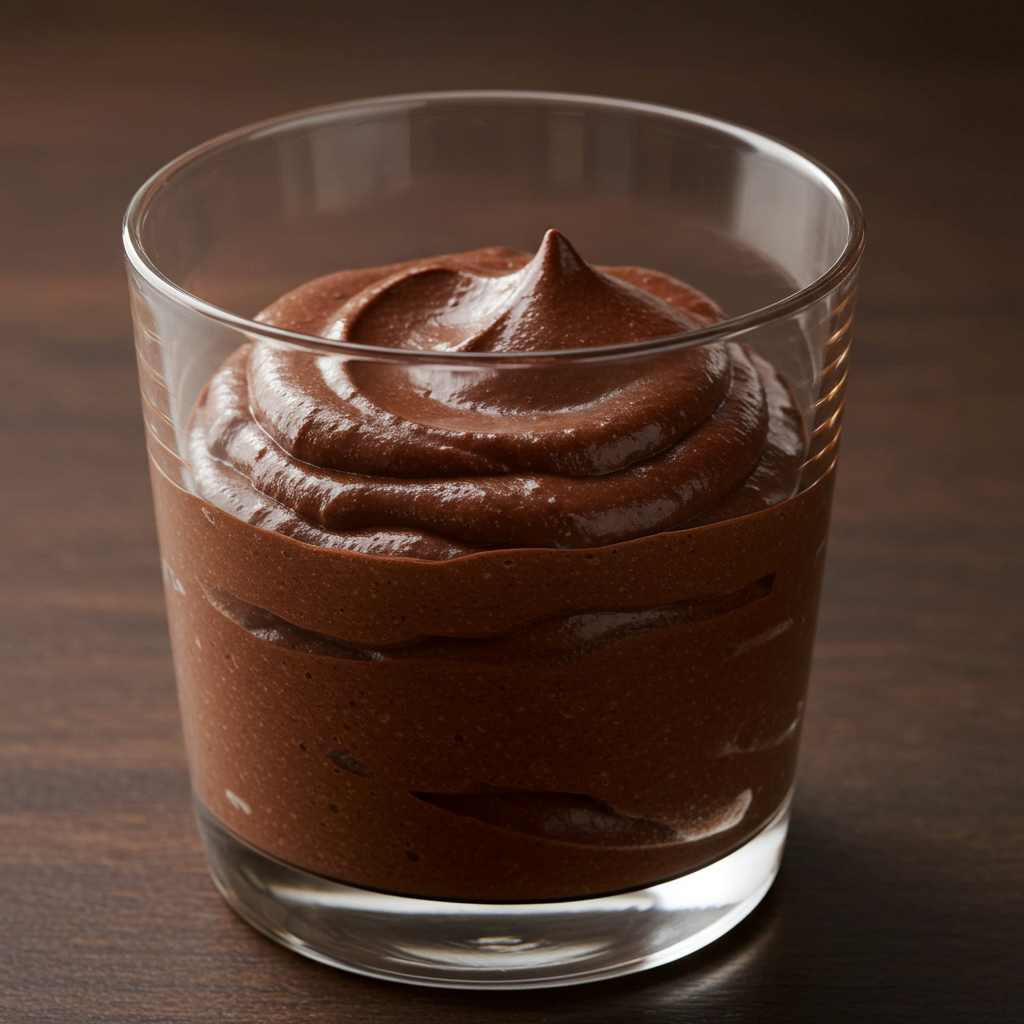 25. Mousse de Chocolate y Aguacate